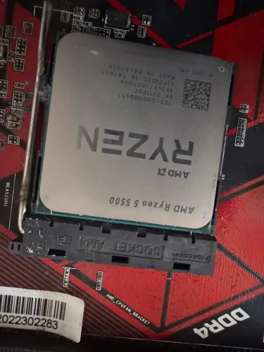 Kit upgrade amd 5 5500 + placa mãe a550m mancer