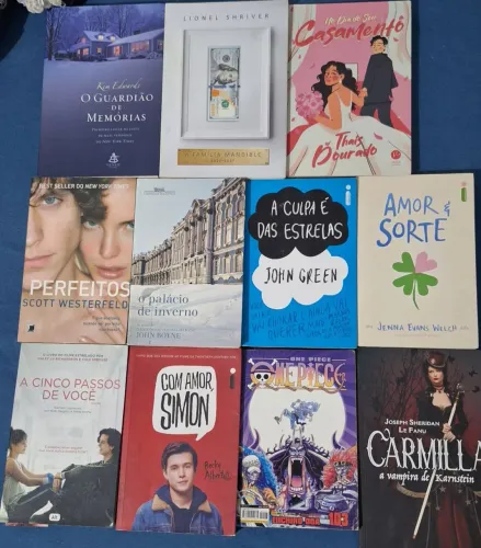 Livros variados (o valor é para cada um)