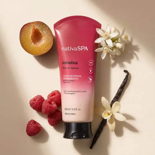 Hidratante corporal ameixa 200ml NativaSpa o boticario