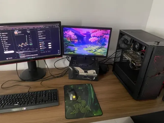 PC + 2 MONITORES + CADEIRA NOBLECHAIRS EPIC