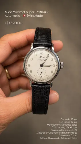 Mido Multifort Super Automatic - Vintage Swiss Made
