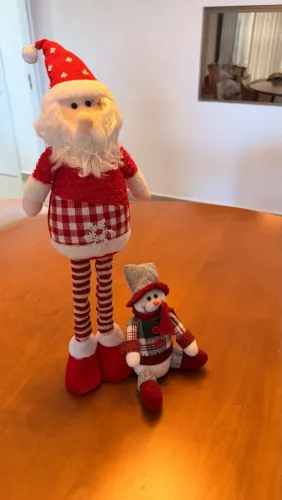 Decoração de Natal boneco papai noel.