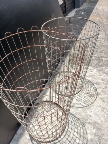 Cesto metal retro 