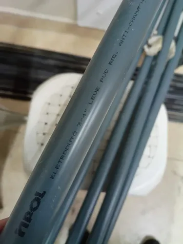 Eletroduto pvc cinza 3/4 total sete unidades