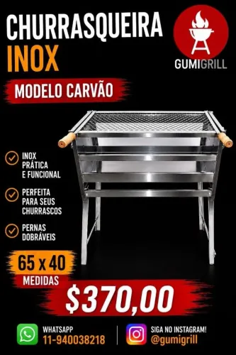 Churrasqueira Inox Grande