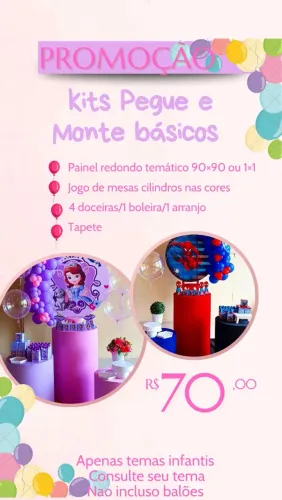 Kits Pegue e Monte básicos