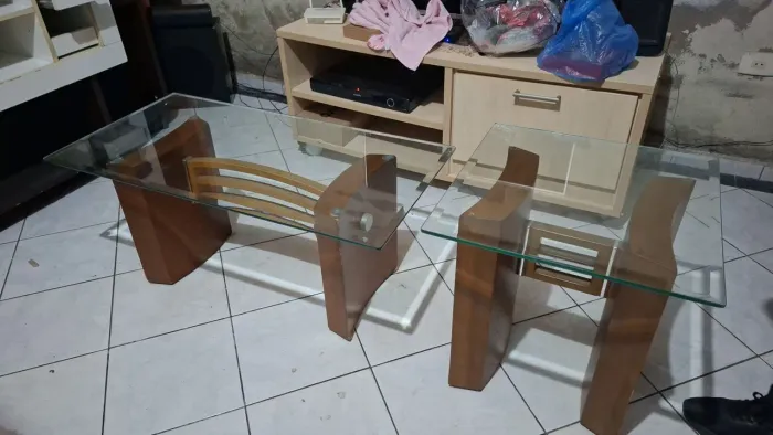 Conjunto 2 mesas de centro para sala