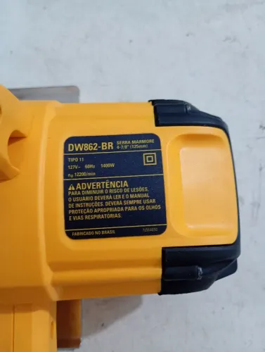Serra mármore Dewalt 862 127 volts