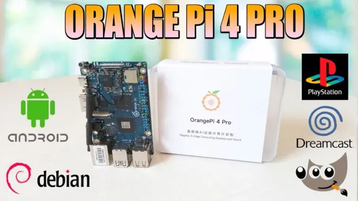 Orange Pi 4 Pro 4GB RAM + Fonte 5V 3A + Fan e Dissipador + Case (brinde)