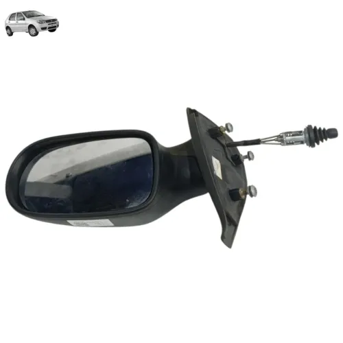 Retrovisor direito manual Fiat Palio 2p 2007 2008 2009 2010