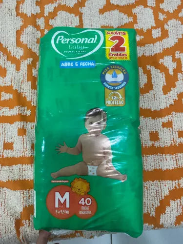 Fraldas personal baby TAM M 40un