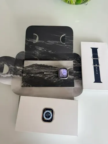 ? Apple Watch Ultra 1 (49mm) Titânio ? Impecável e Completo