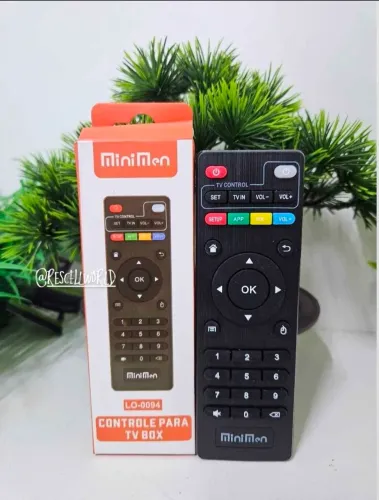 Controle de TV Box universal.