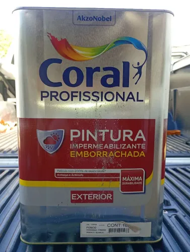 Tintas coral profissional disponíveis cor branca