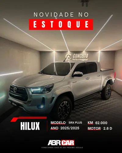 Toyota Hilux CD SRX Plus 4X4 2.8 TDI Die. Aut. 2025