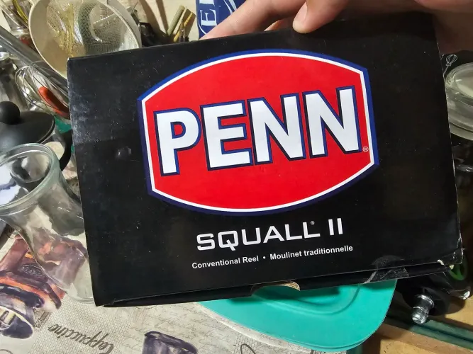 Carretilha Penn Squall II 30LW - Original Na Caixa (Estado de Nova)