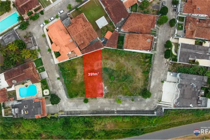 Terreno com 391m² no Condomínio Pôr do Sol, Centro - Santo Antônio de Jesus - BA