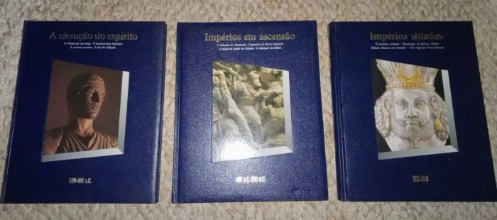 LOTE 13 LIVROS "HISTÓRIA EM REVISTA" - EDITORA ABRIL (CAPA DURA). 1990.