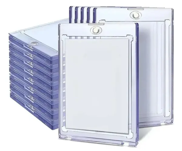 4 Top Loaders Magnéticos - Protetor Para Cards e Figurinhas