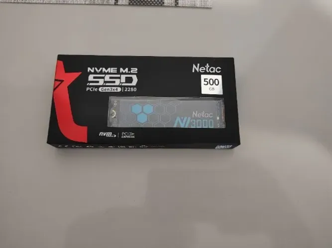 SSD 500Gb Netac m.2 novo