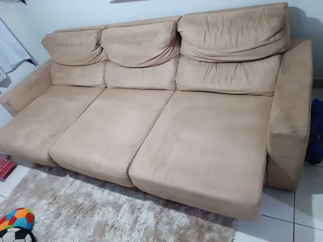 Sofá retrátil 2.80m base todo na ferragem