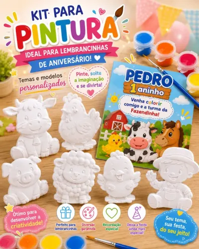 Kit Pintura Lembrancinha