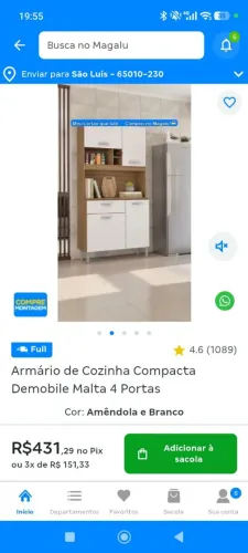 Armário de cozinha