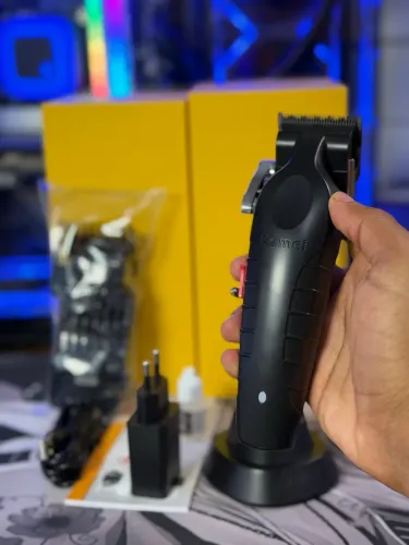 Máquina para corte de cabelo completo Kemei original nova na caixa