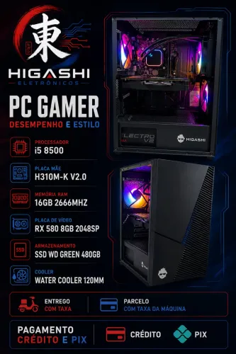 PC Gamer - INTEL I5 8500 + RX 580 8GB