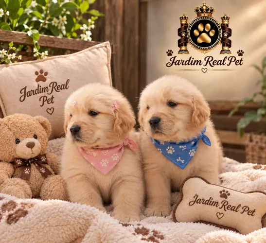 Golden Retriever lindos filhotes Macho e Fêmea. Entregamos.2x Pix