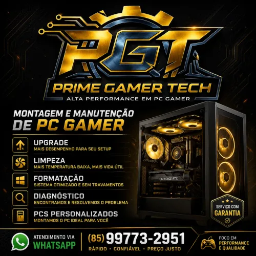 Montagem e Manutenção de PC Gamer | Prime Gamer Tech