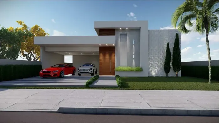 Casa em construção com 180 metros quadrados com 2 suítes em Garuva, SC.