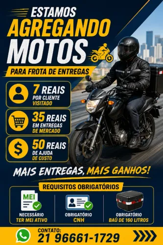 CONTRATA-SE MOTOBOY