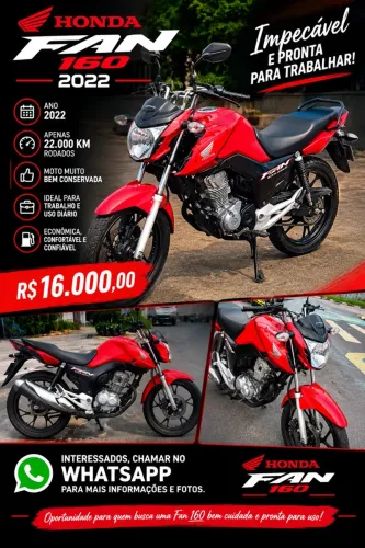 Honda Fan 160 Flex 2022