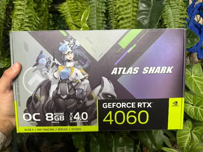 RTX 4060 8GB Asus Atlas Shark - impecável | Envio OLX Pay