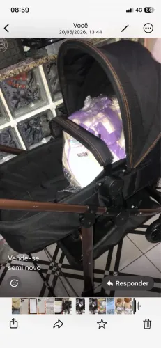 ?Vende-se um carrinho de bebê semi novo mais informações só me chamar * ?