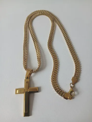 VENDO CORDÃO DE AÇO DOURADO INOXIDÁVEL