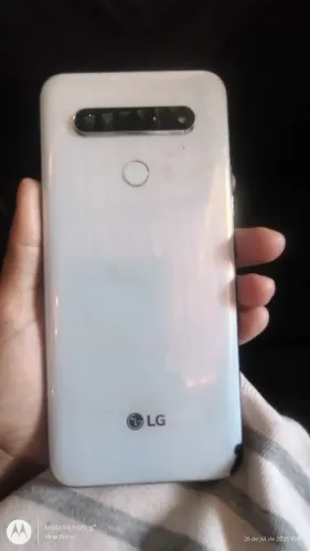 LG K61 Branco 128GB - Funcionando tudo (Ler Descrição)