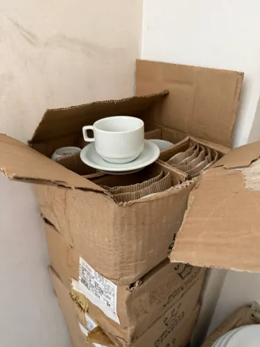 Jogo Xícaras café com Pires Porcelana Schmidt. 12pç