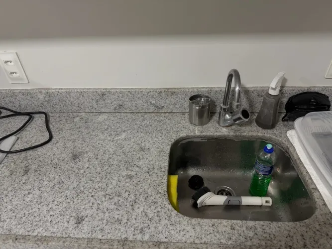 Bancada granito com Cuba