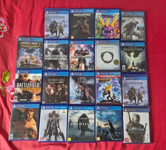 Lote Jogos PS4 - FAÇO ENVIO