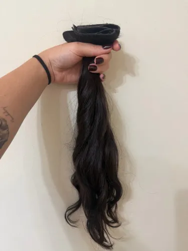 Cabelo vietnamita 55cm já na fita