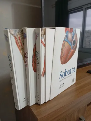 Atlas de Anatômica Humana Sobotta 3 volumes
