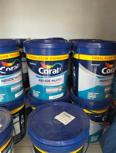 Tinta acrílica coral rende muito 20lt