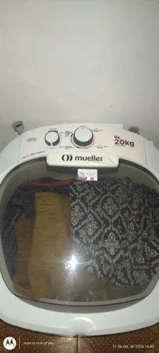 Maquina de lavar marca mueller 20kg nova branca preco a negociar