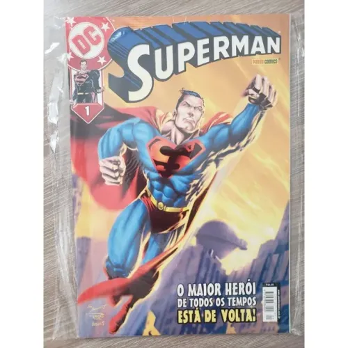 HQ Superman n° 1 - 1ª Série (2002) Panini - Item de Colecionador