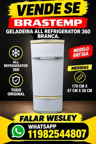 BRASTEMP - GELADEIRA ALL REFRIGERATOR 360 Litros