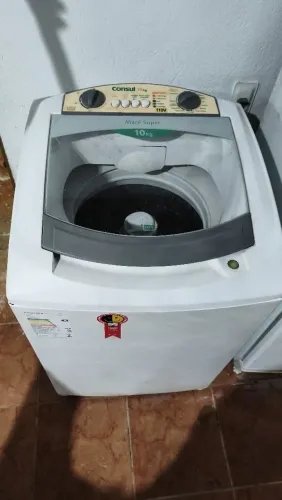 Vendo máquina d lavar Consul 10kg voltagem 110 bacia de inox entrego e dou garantia 