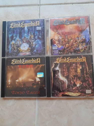 4 CDs Blind Guardian - excelente estado - vendo tb separados - power metal rock