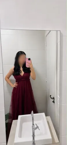 Vestido Bordo